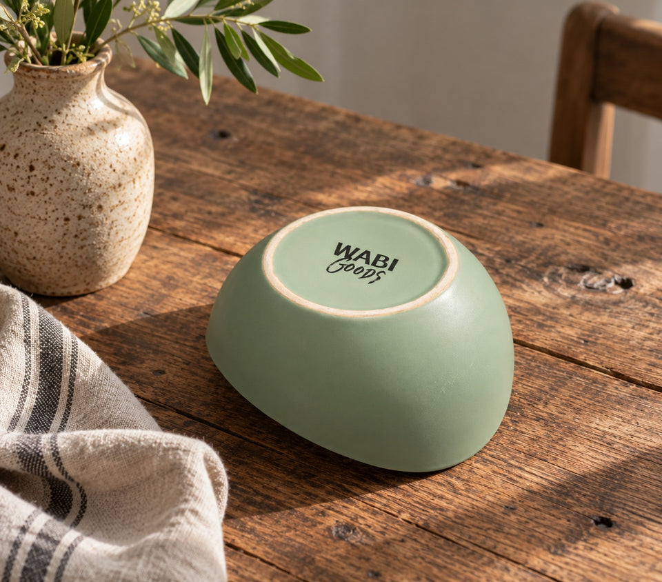 Natalia Ceramic Bowls (Pine Green)