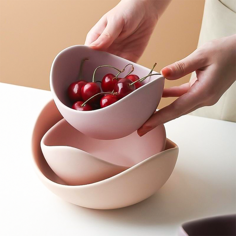 Natalia Ceramic Bowls (Azure Blue)