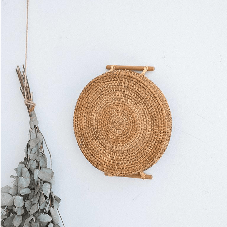 Hapao pattern basket tray